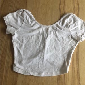 Brandy Melville white crop top
